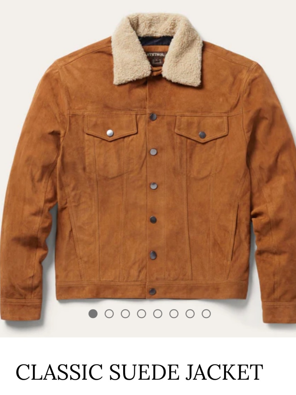 Stetson Classic Suede Jacket Men’s Small